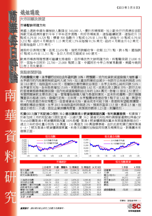 南华证券每日评论
