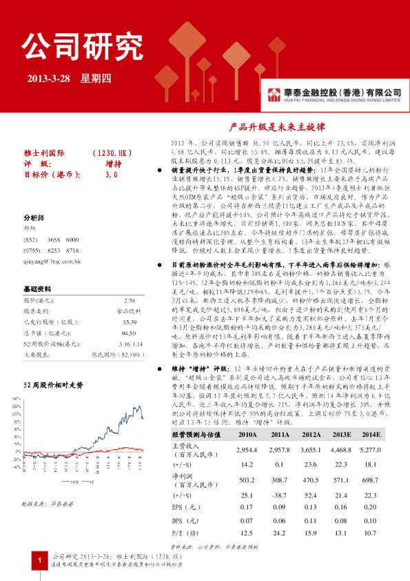 产品升级是未来主旋律