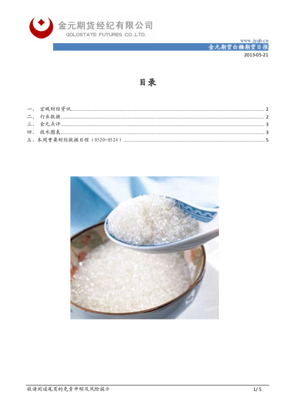 金元期货白糖期货日报