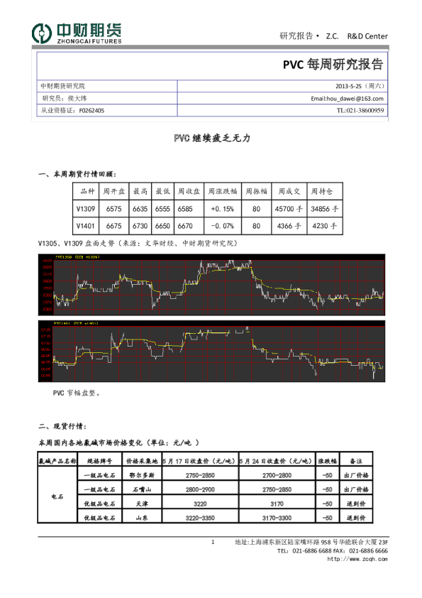 每周研究报告：PVC继续疲乏无力