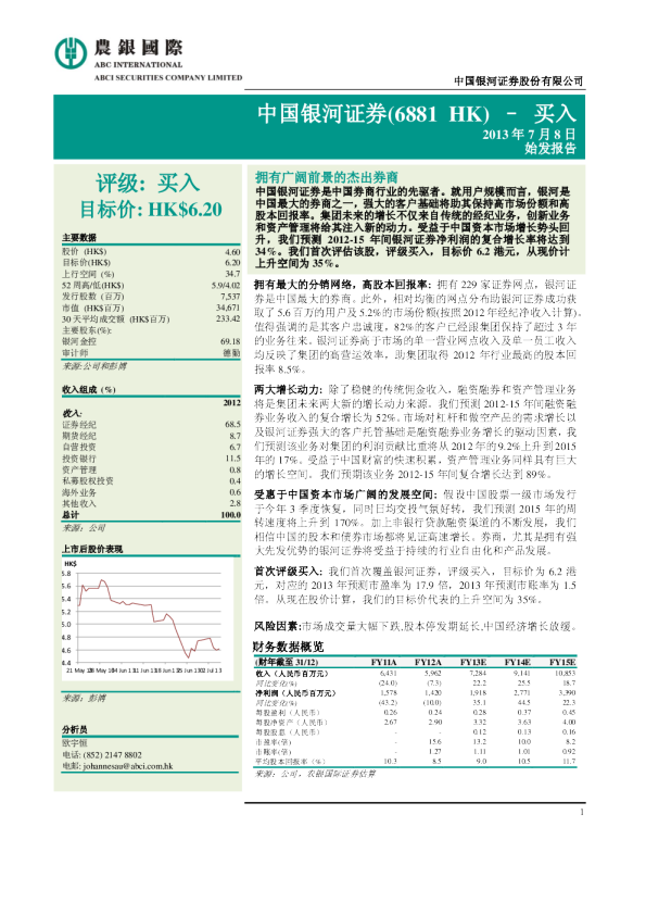 拥有广阔前景的杰出券商