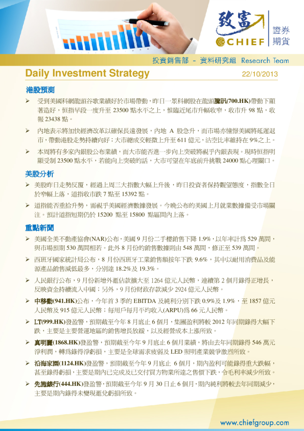 Daily Investment Strategy