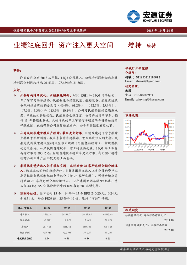 业绩触底回升 资产注入更大空间