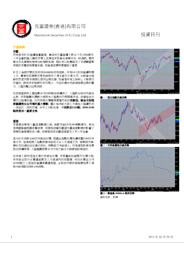 元富证券(香港)投资日刊