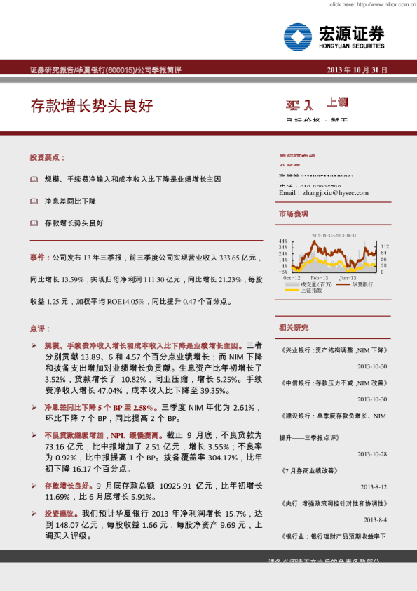 存款增长势头良好