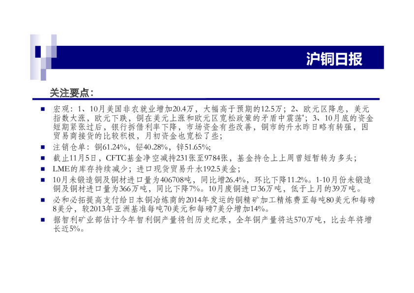 金元期货沪铜日报