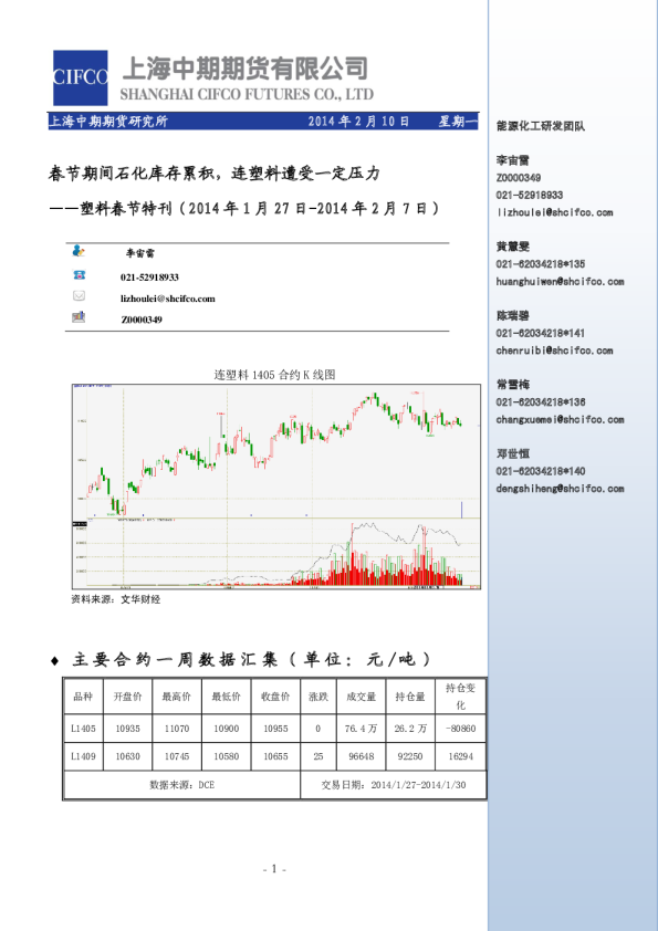 塑料春节特刊：春节期间石化库存累积,连塑料遭受一定压力