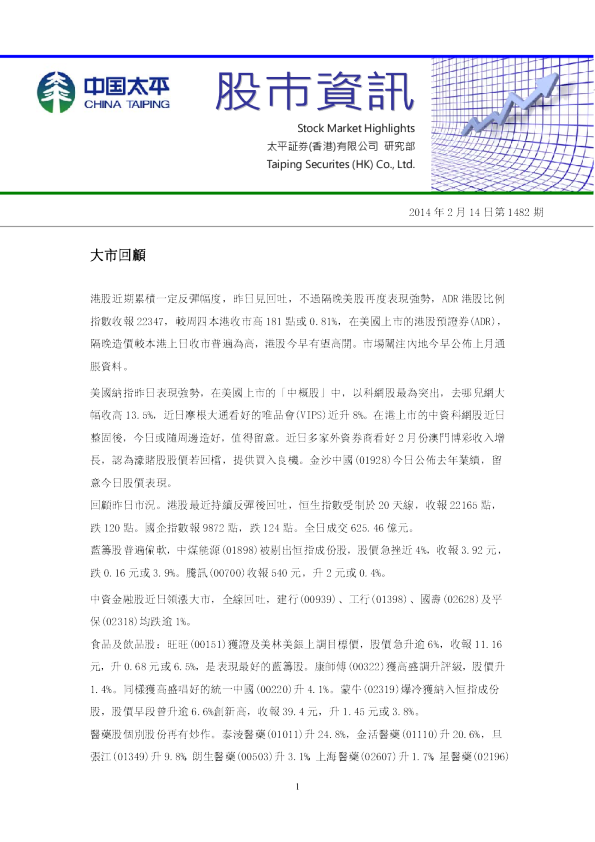 太平证券(香港)股市资讯