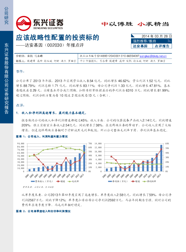 年报点评：应该战略性配置的投资标的
