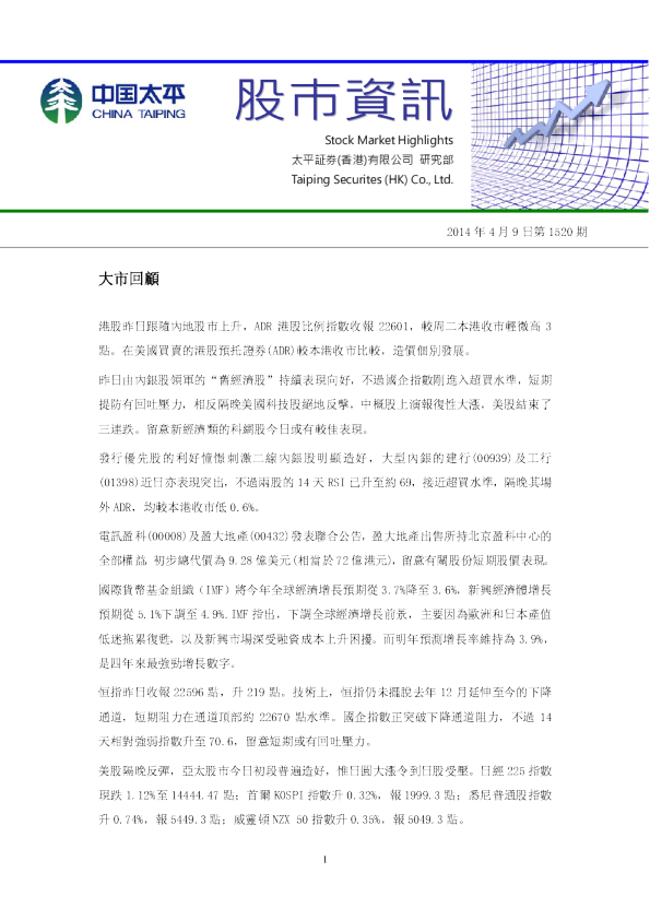 太平证券(香港)股市资讯