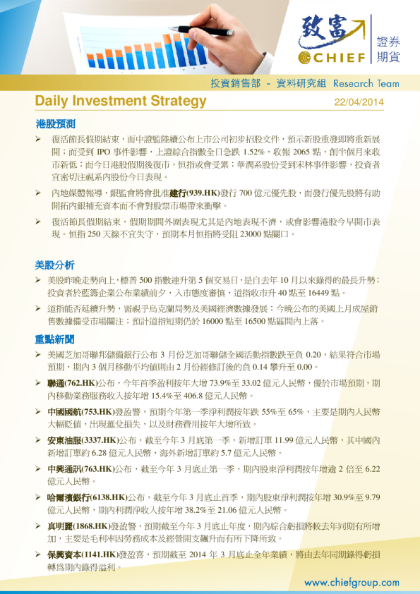 Daily Investment Strategy