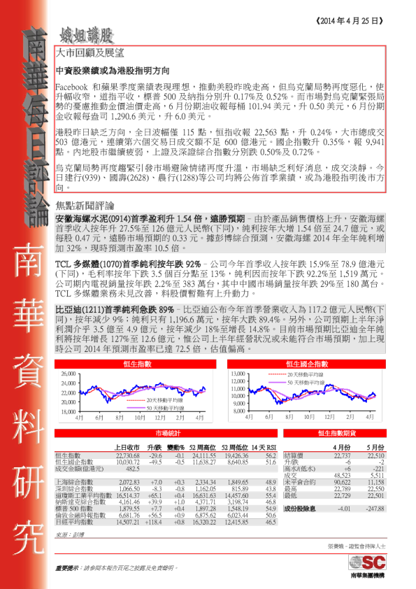 南华金融每日评论