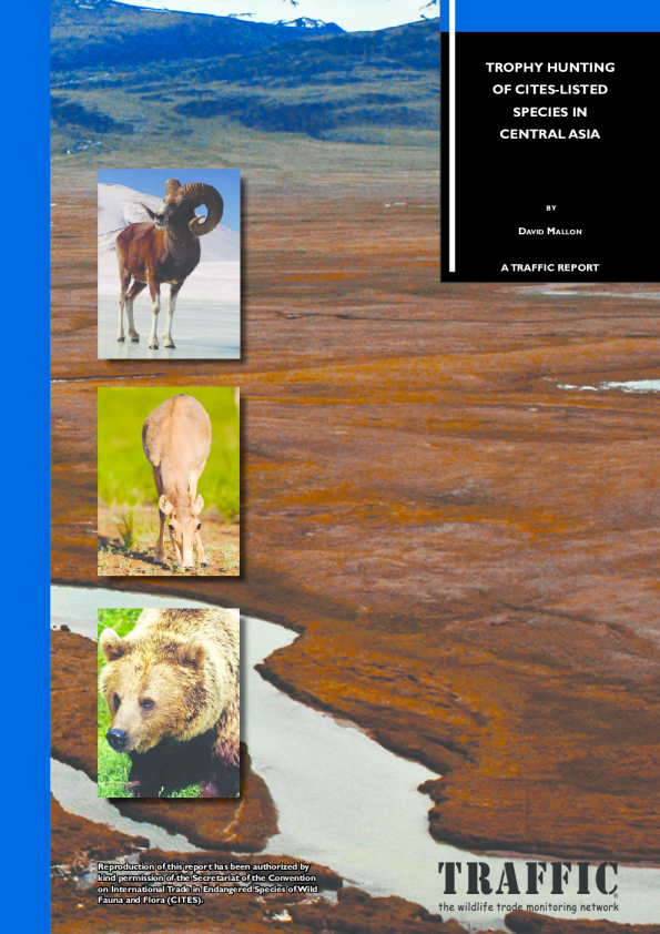 中亚CITES列名物种的猎奇狩猎