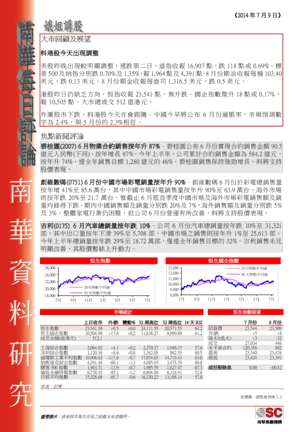 南华证券每日评论