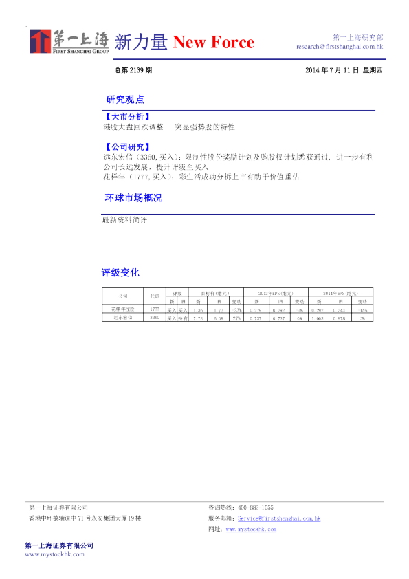 第一上海证券新力量
