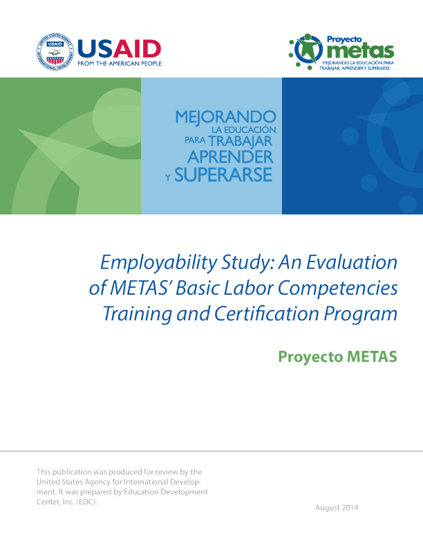 Proyecto METAS: Employability Study