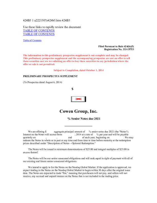 高宏集团美股招股说明书(2014-10-01版)