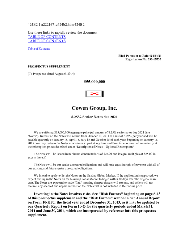 高宏集团美股招股说明书(2014-10-06版)