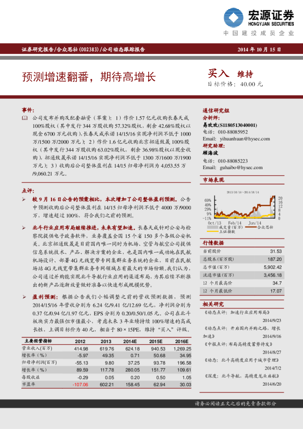 预测增速翻番，期待高增长