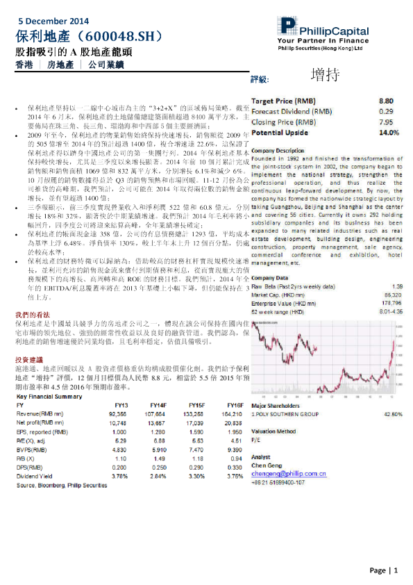 股指吸引的A股地产龙头