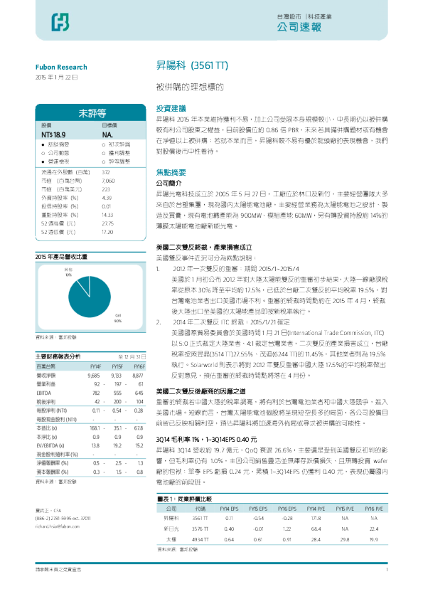 被并购的理想标的