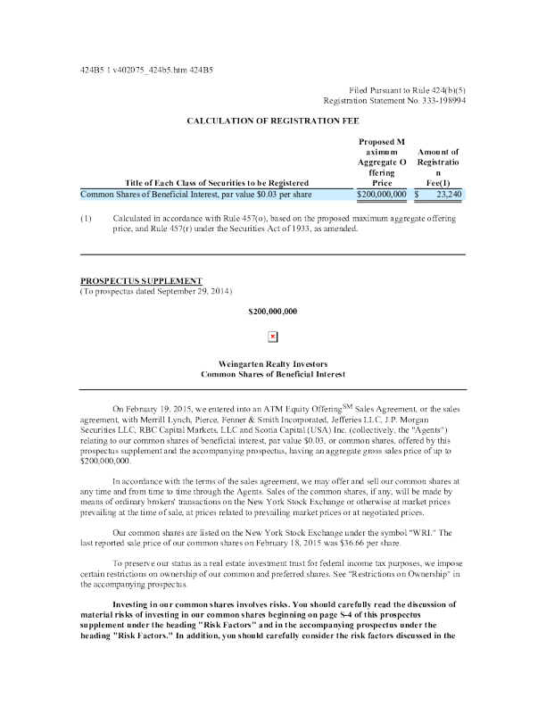 文远知行美股招股说明书(2015-02-19版)