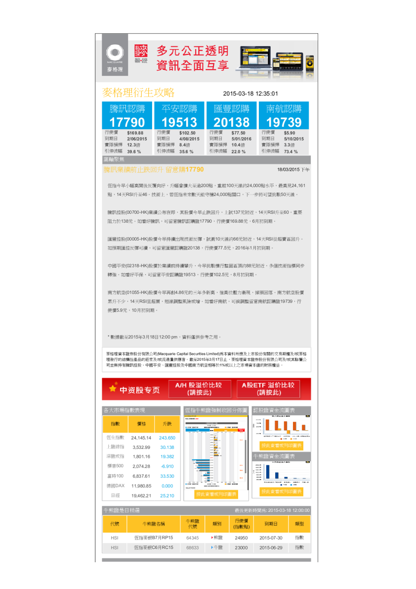 衍生攻略：腾讯业绩前止跌回升 留意购17790