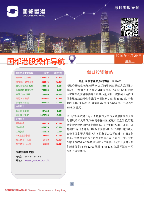每日港股导航