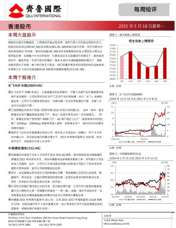齐鲁国际每周短评