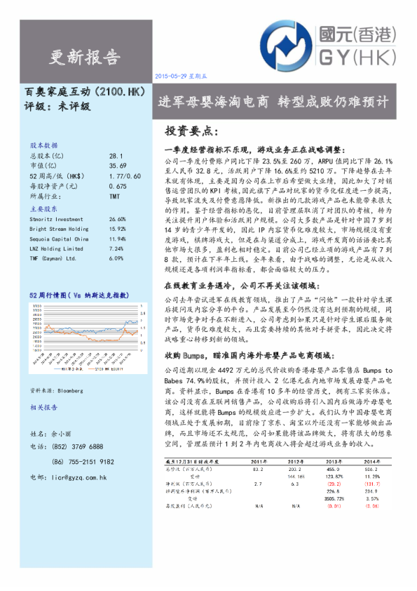 进军母婴海淘电商 转型成败仍难预计
