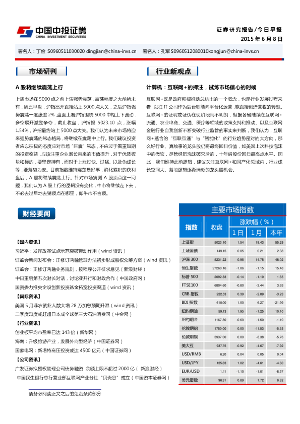 今日早报