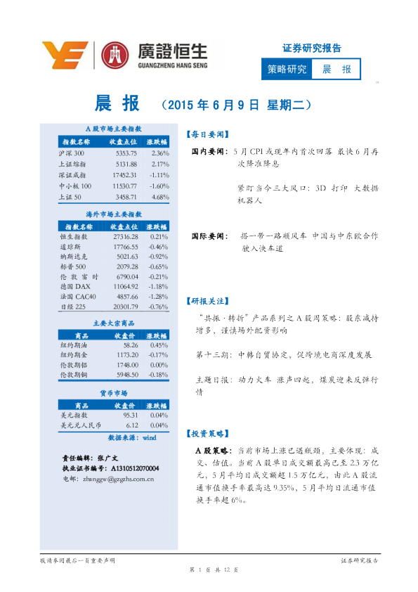 晨报