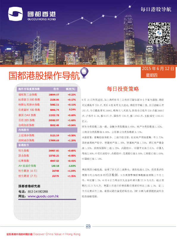 每日港股导航