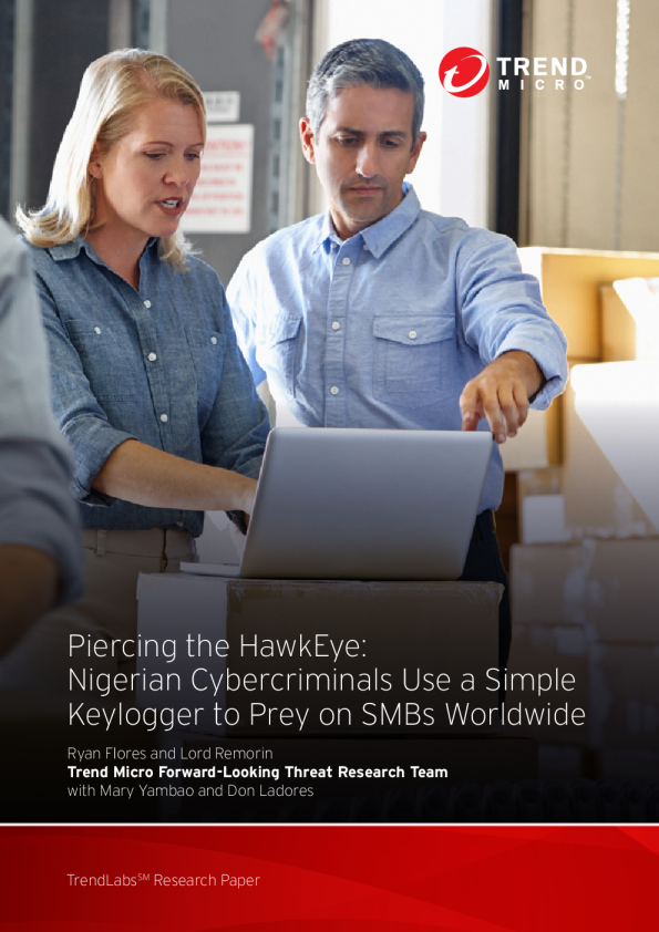 Piercing the hawkeye how nigerian cybercriminals used a simple