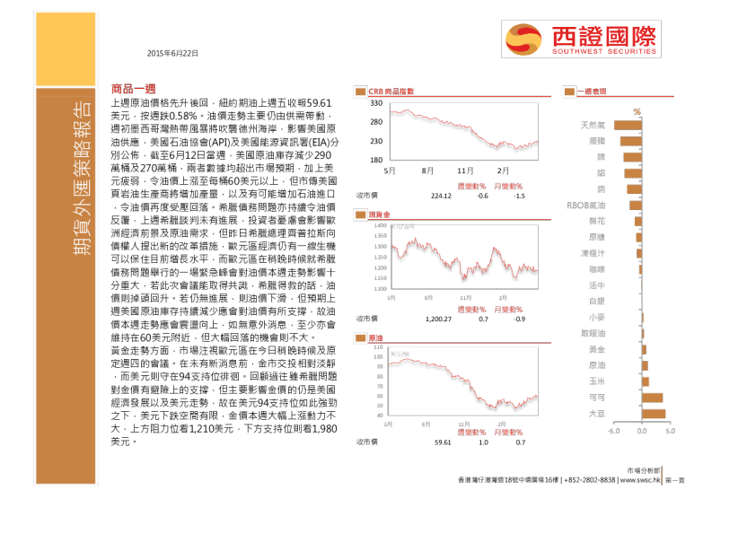 西证国际期货外汇策略报告
