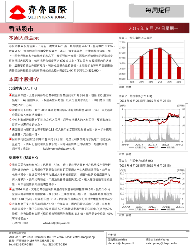 齐鲁国际每周短评