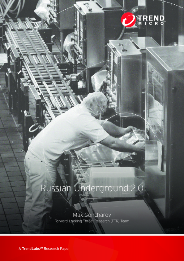 The Russian Underground Today: Automated Infrastructure, Sophisticated Tools