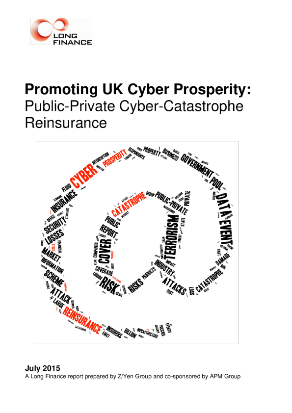 促进英国网络繁荣：公私网络灾难再保险