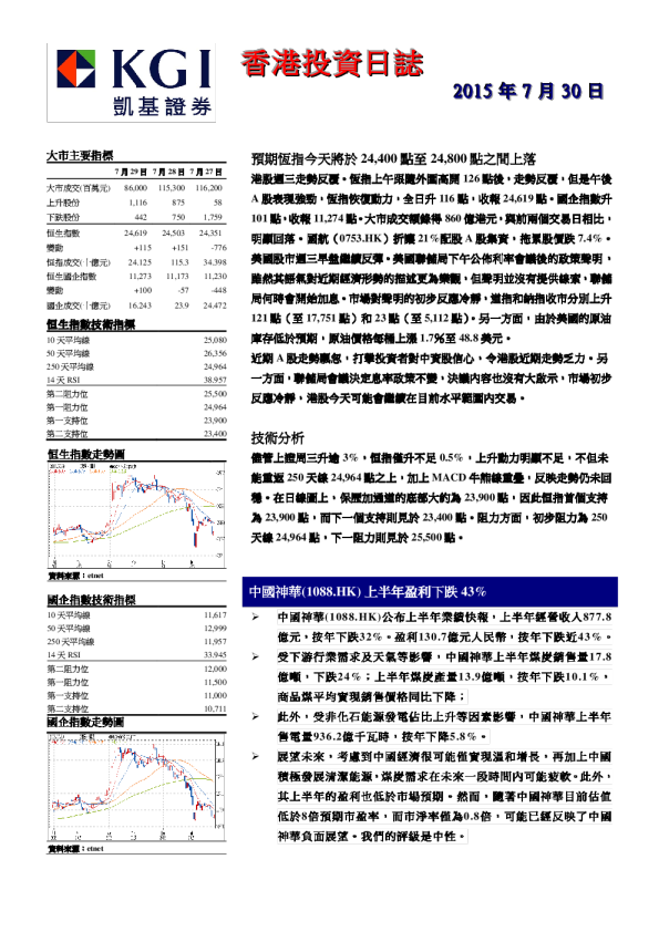 凯基证券香港投资日志