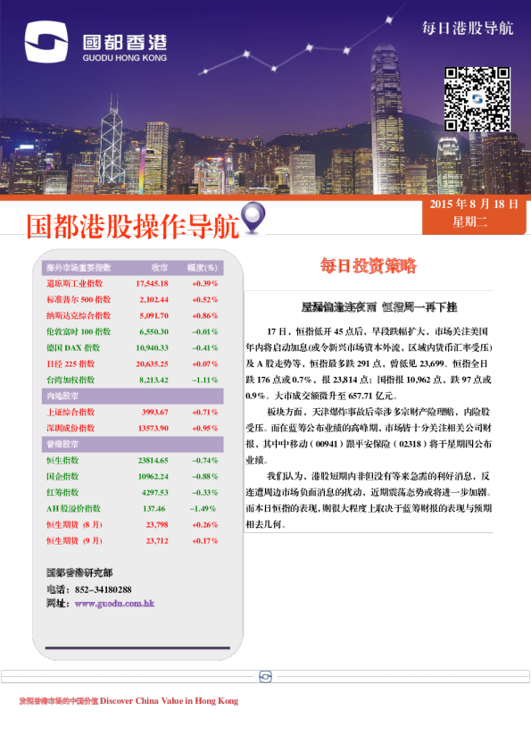 每日港股导航