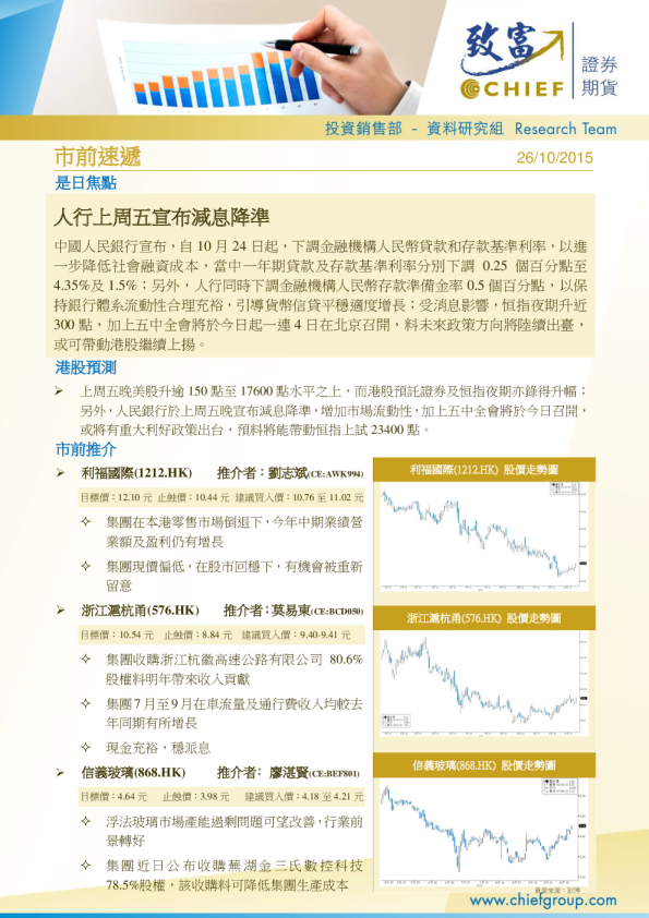 致富证券市前速递