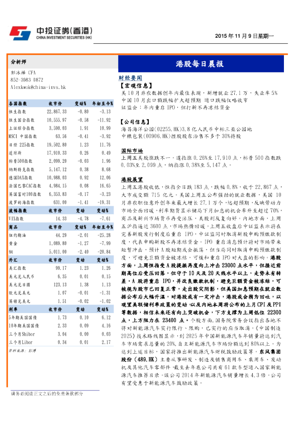 晨会报告