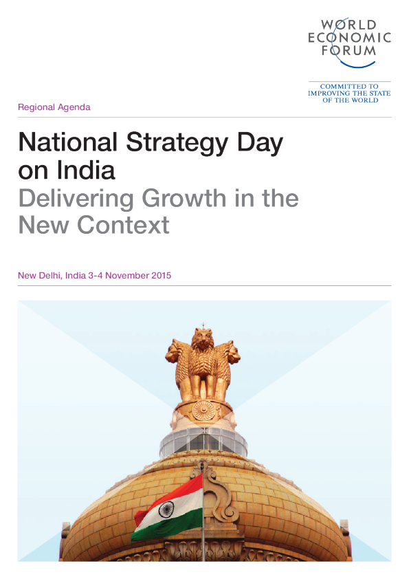 National Strategy Day on India: Delivering Growth in the New Context