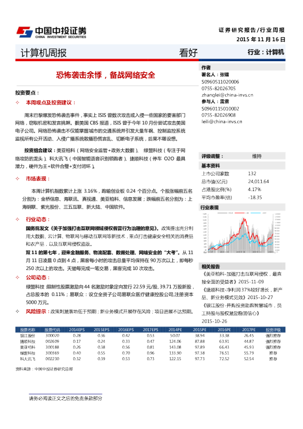 计算机周报：恐怖袭击余悸， 备战网络安全