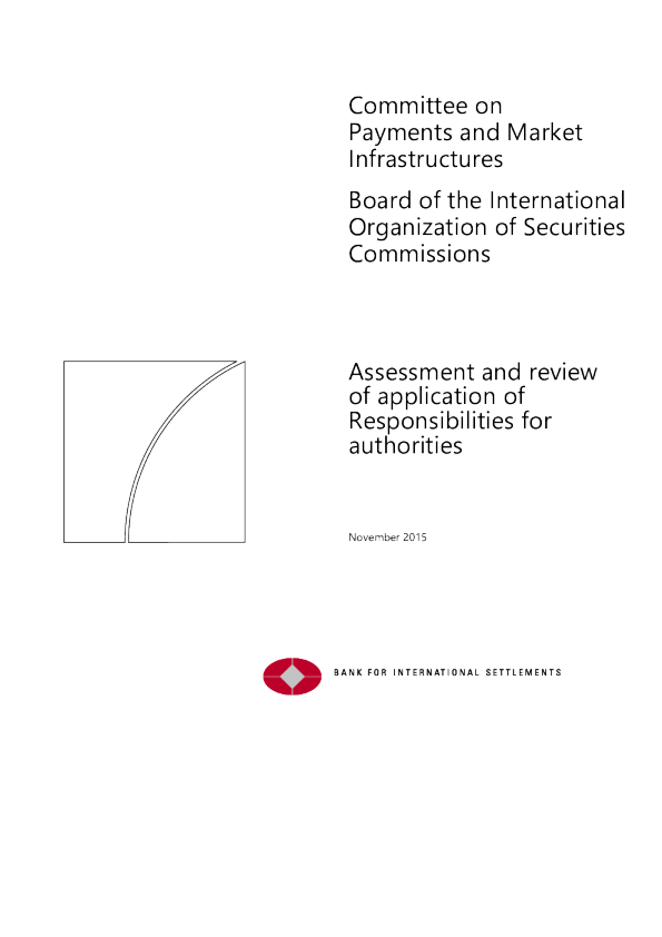 FR26/2015 Assessment and review of application of Responsibilities for authorities