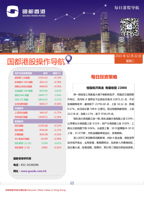 每日港股导航