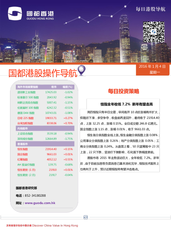 每日港股导航