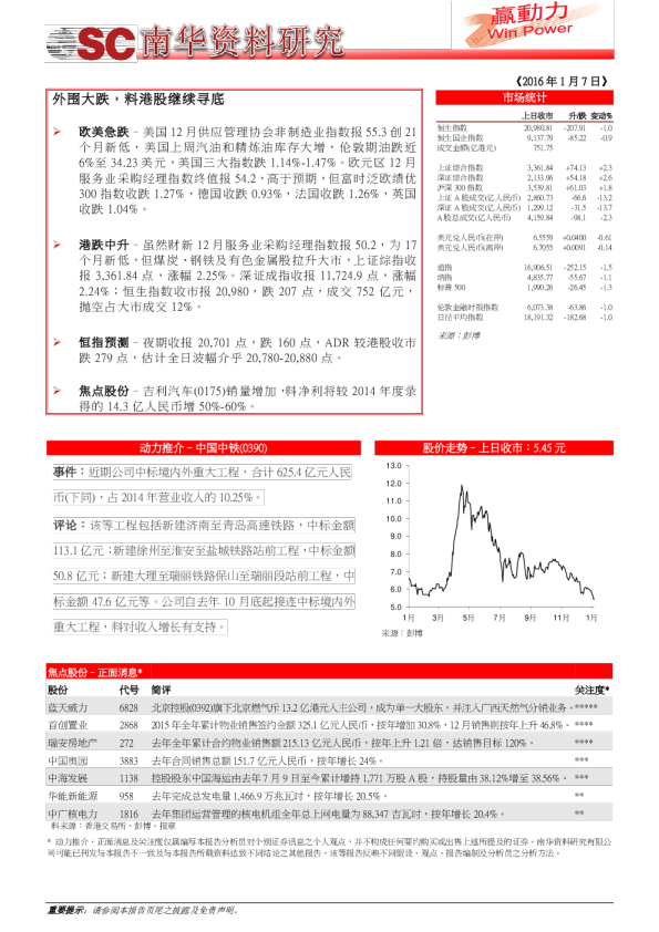 外围大跌，料港股继续寻底