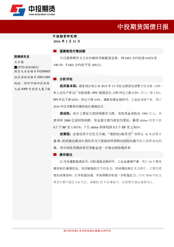 国债日报