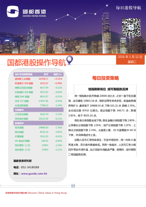 每日港股导航